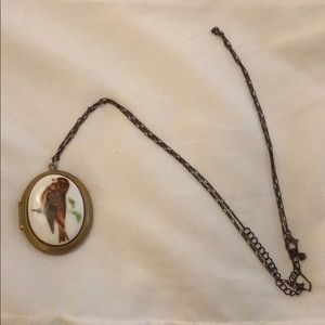 Locket with Bird Detail